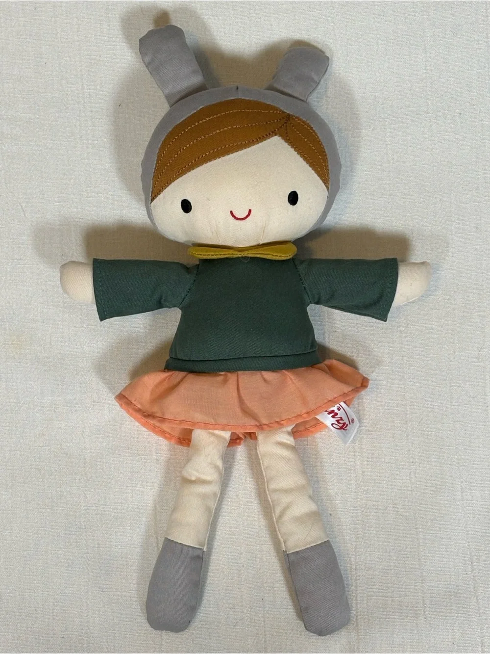 Linzy Toys Plush Rag Doll Soft Toy Fabric Cloth 14”